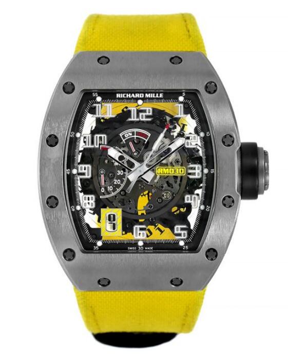 best swiss Richard Mille RM030 Titanium Automatic replica watches